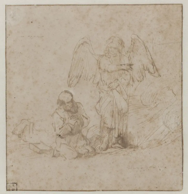 The Angel Appears to Elijah Wall Art by Unknown - High-Resolution Digital Print