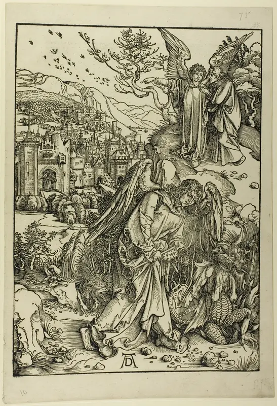 The Angel with the Key of the Bottomless Pit, from The Apocalypse