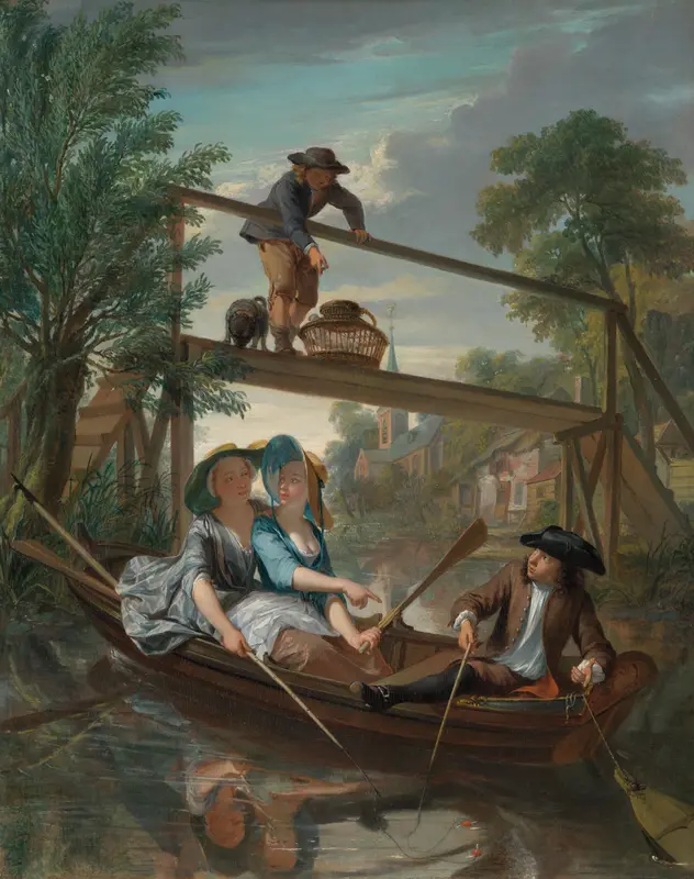 The Anglers Wall Art by Nicolaas Verkolje - High-Resolution Digital Print