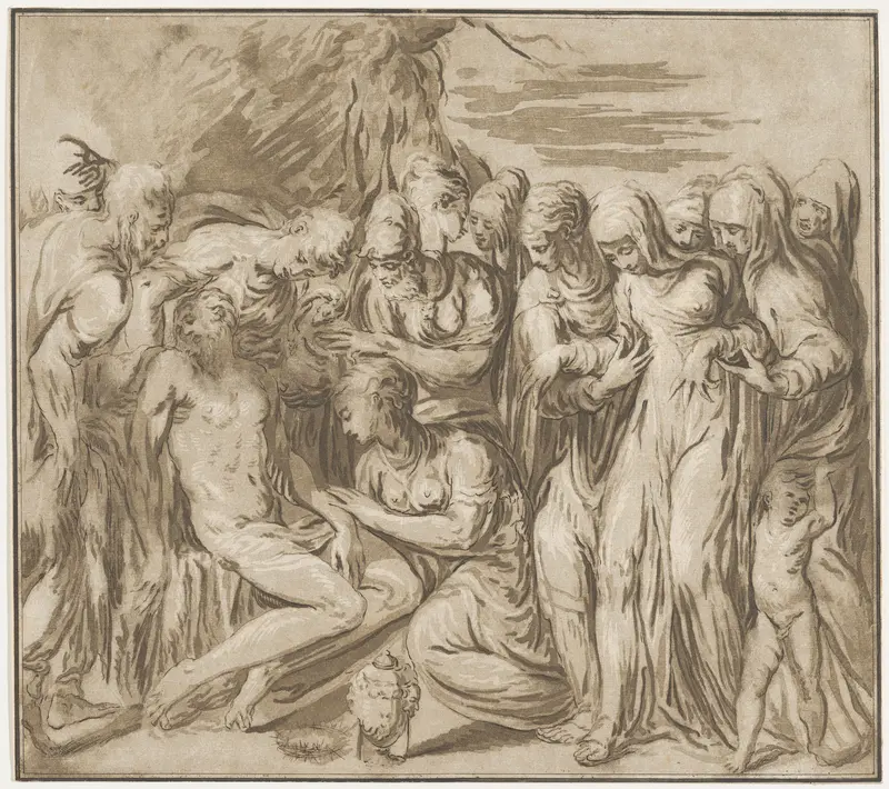 The Annointing of Christ's Body Wall Art by Adam von Bartsch - High-Resolution Digital Print