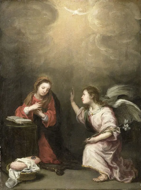 The Annunciation Wall Art by Unknown - High-Resolution Digital Print