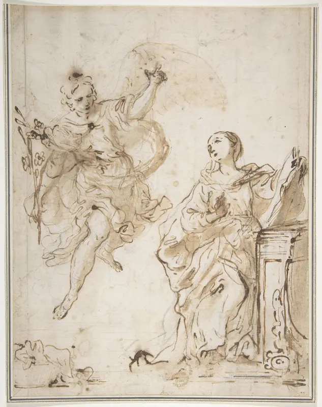 The Annunciation Wall Art by Antonio Gionima - High-Resolution Digital Print