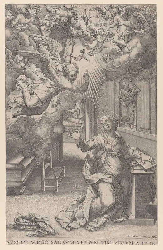 The Annunciation Wall Art by Mario Cartaro - High-Resolution Digital Print