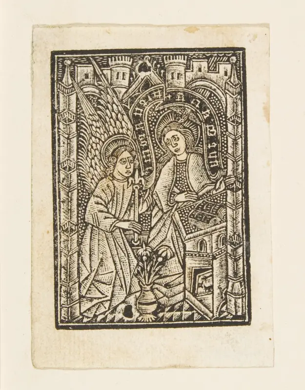 The Annunciation Wall Art by Anonymous, German, 15th century - High-Resolution Digital Print