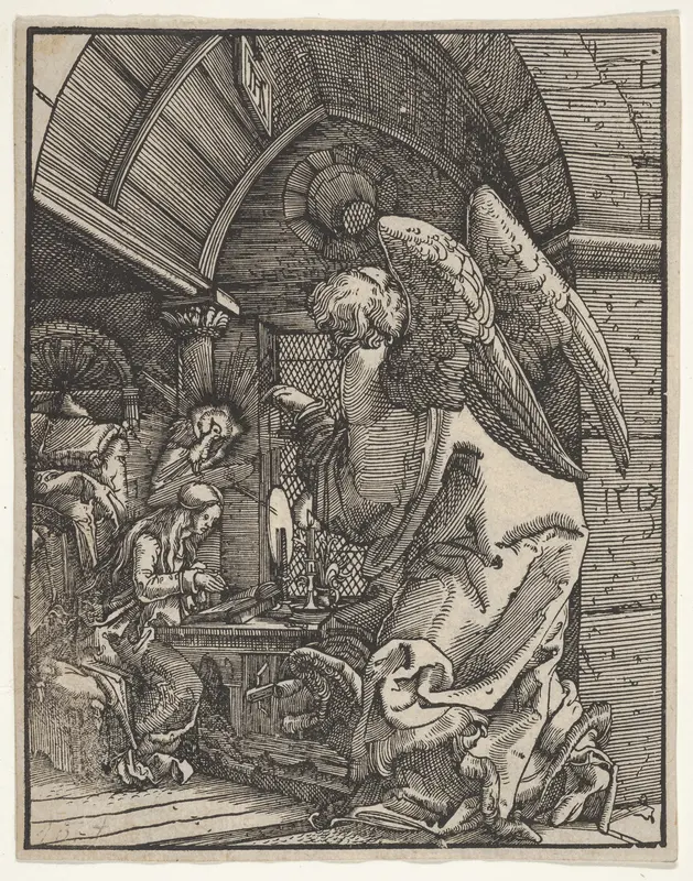 The Annunciation Wall Art by Albrecht Altdorfer - High-Resolution Digital Print