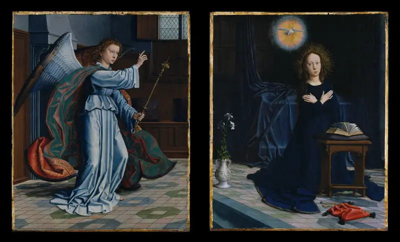 The Annunciation Wall Art by Gerard David - High-Resolution Digital Print