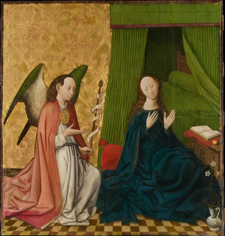 The Annunciation Wall Art by South Netherlandish Painter - High-Resolution Digital Print