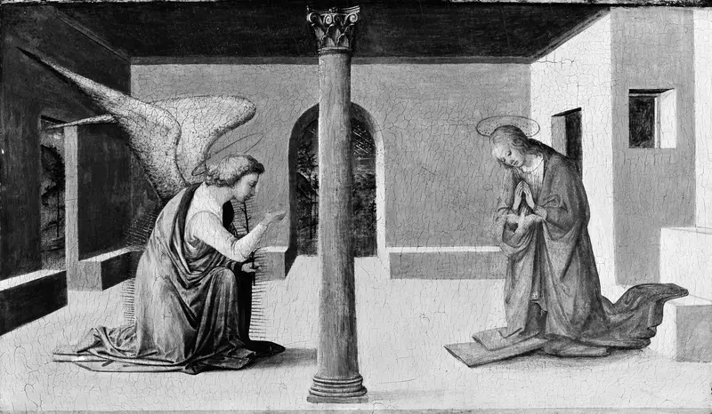 The Annunciation Wall Art by Fra Filippo Lippi - High-Resolution Digital Print