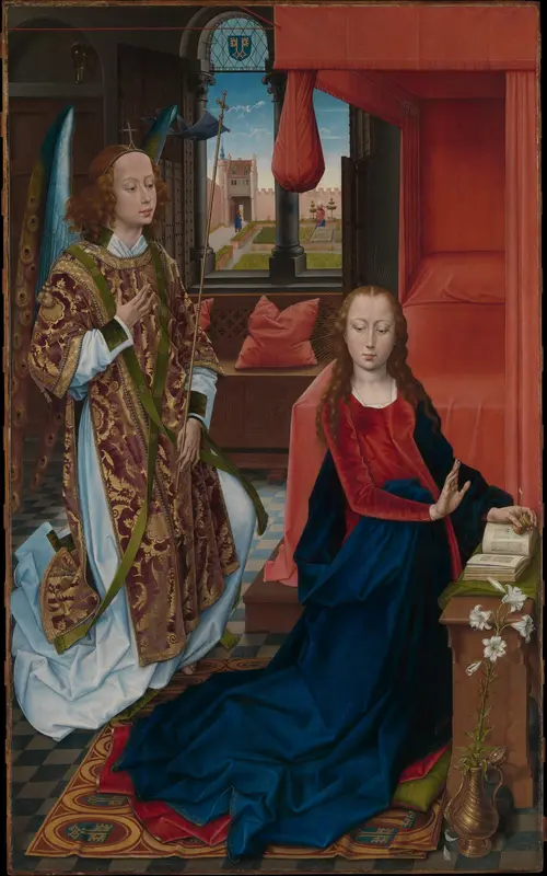 The Annunciation Wall Art by Hans Memling - High-Resolution Digital Print
