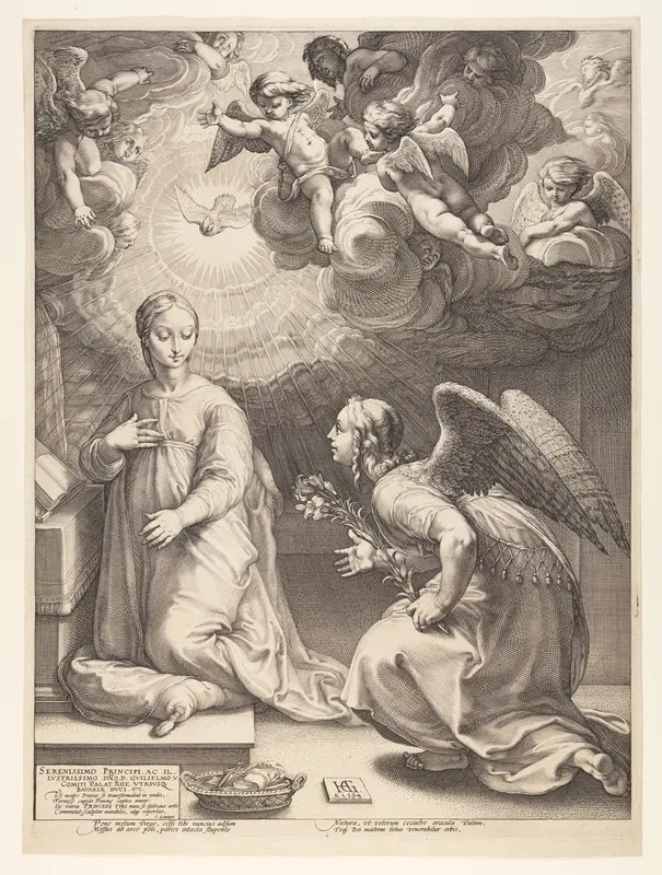 The Annunciation, from The Birth and Early Life of Christ