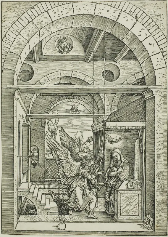 The Annunciation, from The Life of the Virgin
