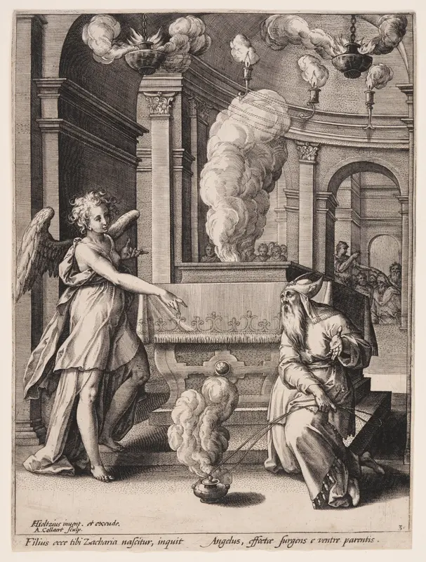 The Annunciation of John's Birth to Zacharias