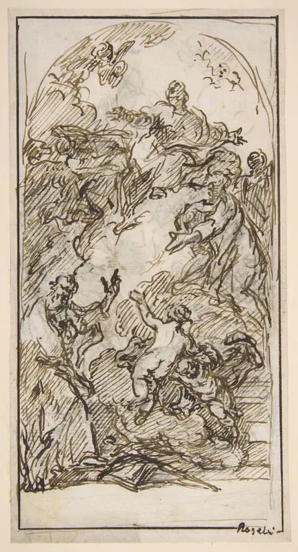 The Apotheosis of Saint Mark (recto and verso) Wall Art by Pietro Roselli - High-Resolution Digital Print