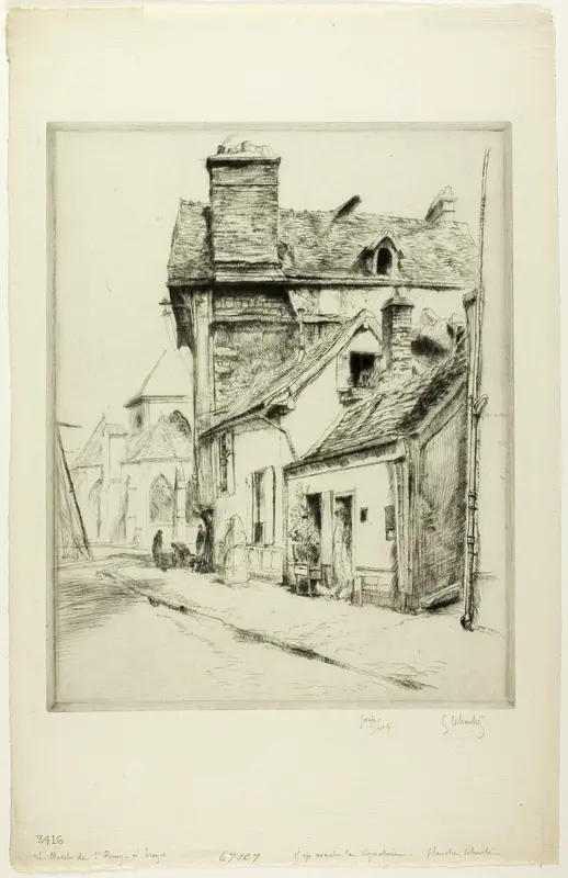 The Apse of St. Remy of Troyes Wall Art by Gustave Leheutre - High-Resolution Digital Print