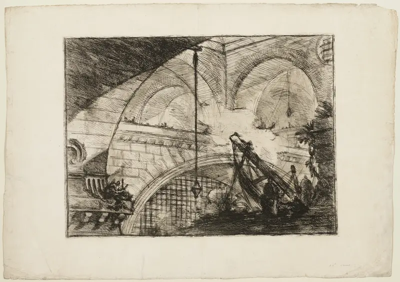 The Arch with a Shell Ornament, plate 11 from Imaginary Prisons