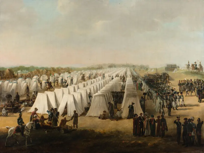 The Army Camp at Rijen Wall Art by anonymous - High-Resolution Digital Print