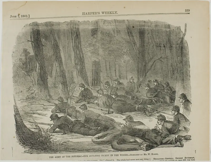The Army of The Potomac—Our Outlying Picket in the Woods