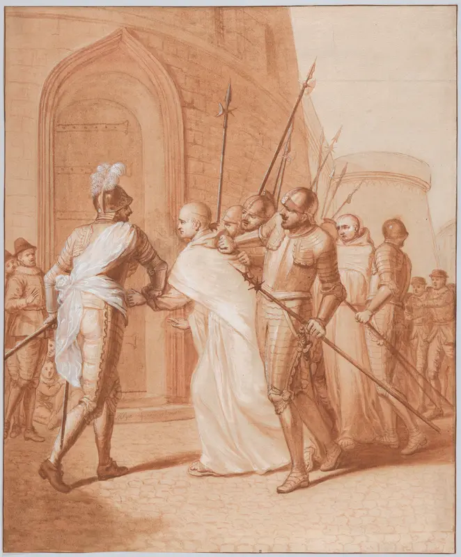 The arrest of Jean de La Barrière by the League at Lombez Wall Art by Matthieu Elias - High-Resolution Digital Print