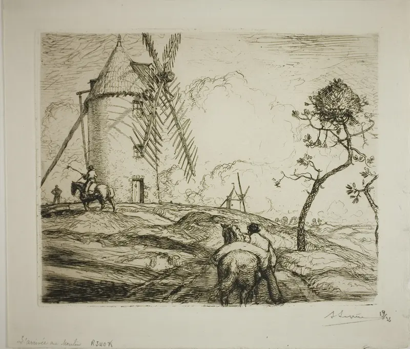 The Arrival at the Windmill