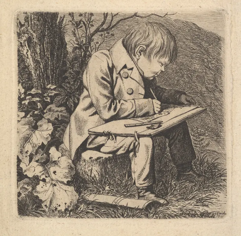 The Artist Hoffman Wall Art by Johann Christoph Erhard - High-Resolution Digital Print