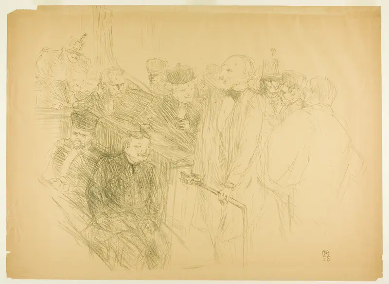 The Arton Trial, Ribot Giving Evidence (second plate)