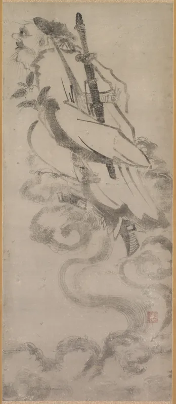 The Ascending Daoist Immortal Wall Art by Unknown artist - High-Resolution Digital Print