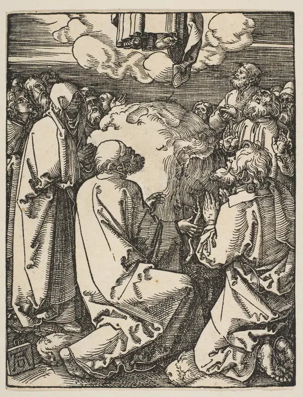 The Ascension, from "The Little Passion" Wall Art by Albrecht Dürer - High-Resolution Digital Print