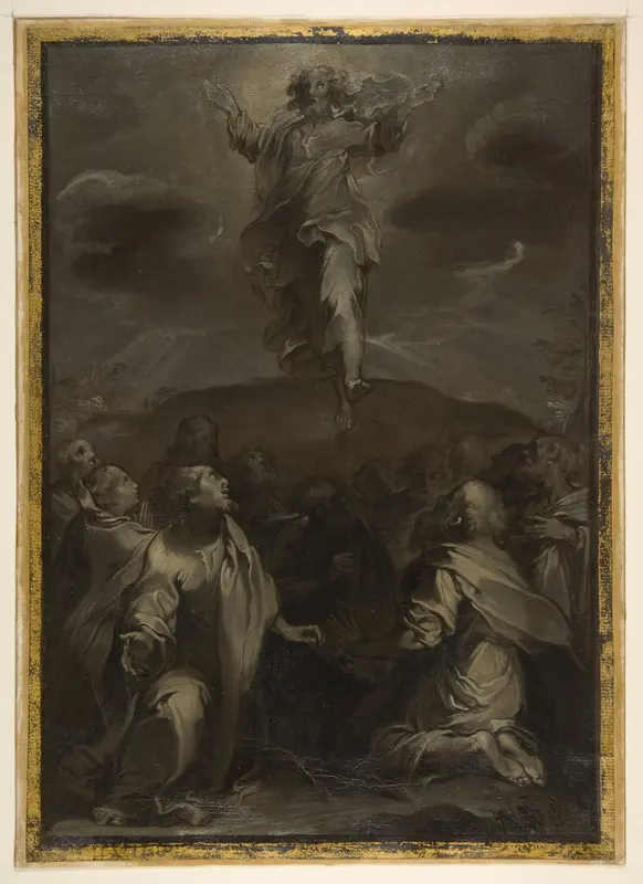 The Ascension of Christ Wall Art by Ventura Salimbeni - High-Resolution Digital Print