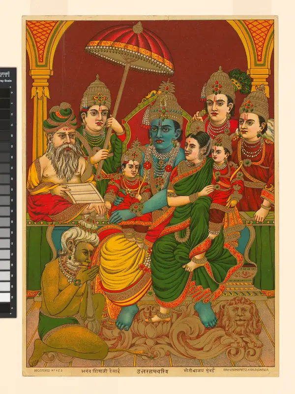 The assembly of Rama (Uttara Rama Charitra) Wall Art by Unknown - High-Resolution Digital Print