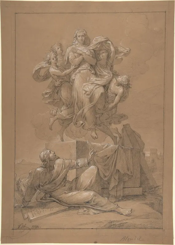 The Assumption of the Virgin Wall Art by Merry Joseph Blondel - High-Resolution Digital Print