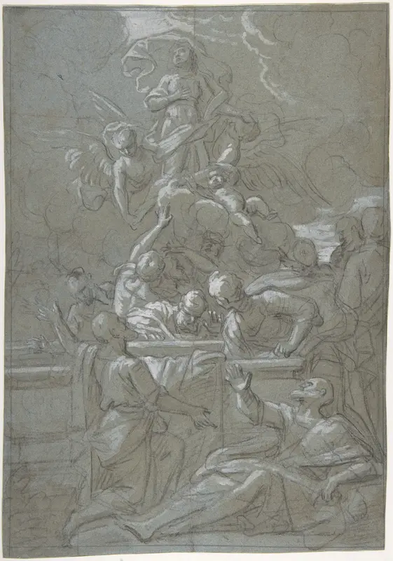The Assumption of the Virgin Wall Art by Jean-Baptiste Jouvenet - High-Resolution Digital Print