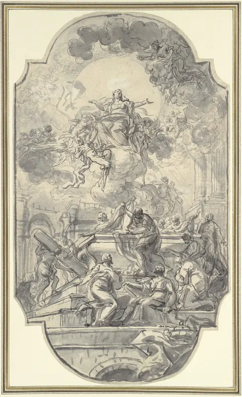 The Assumption of the Virgin Wall Art by Francesco de Mura - High-Resolution Digital Print