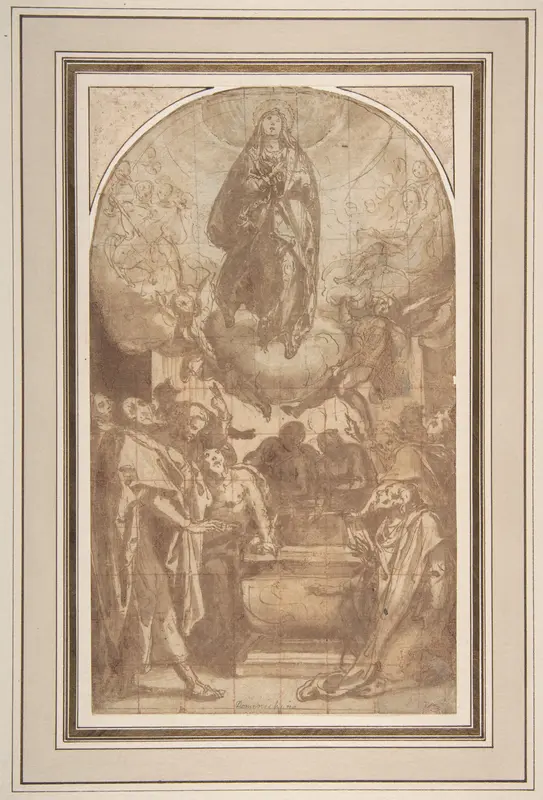 The Assumption of the Virgin Wall Art by Cesare Nebbia - High-Resolution Digital Print