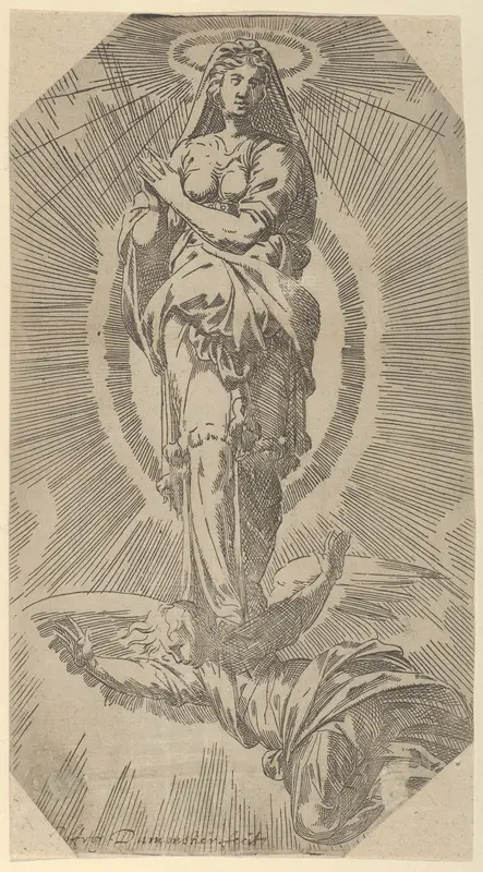 The Assumption of the Virgin Wall Art by Geoffroy Dumoûtier - High-Resolution Digital Print