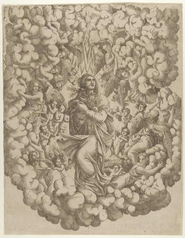 The Assumption of the Virgin Wall Art by Master IQV - High-Resolution Digital Print