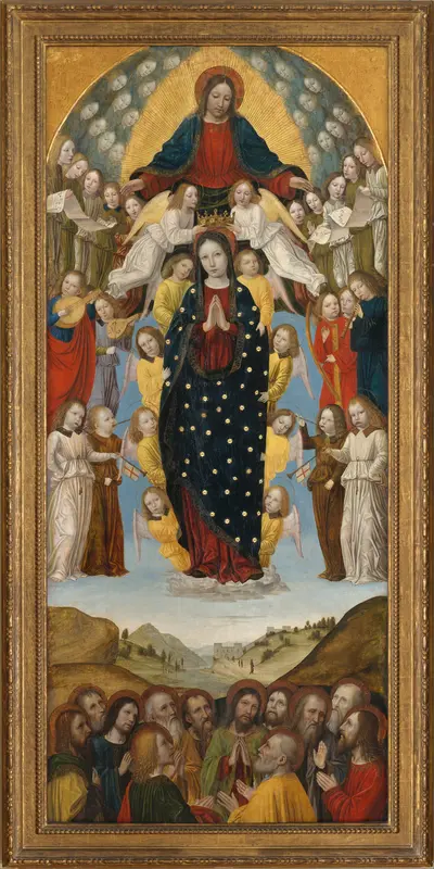 The Assumption of the Virgin Wall Art by Bergognone (Ambrogio di Stefano da Fossano) - High-Resolution Digital Print