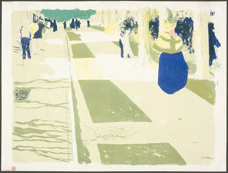 The Avenue, plate two from Landscapes and Interiors