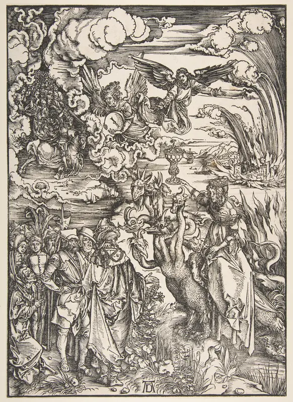 The Babylonian Whore Wall Art by Albrecht Dürer - High-Resolution Digital Print