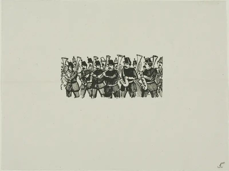 The Band Wall Art by José Guadalupe Posada - High-Resolution Digital Print