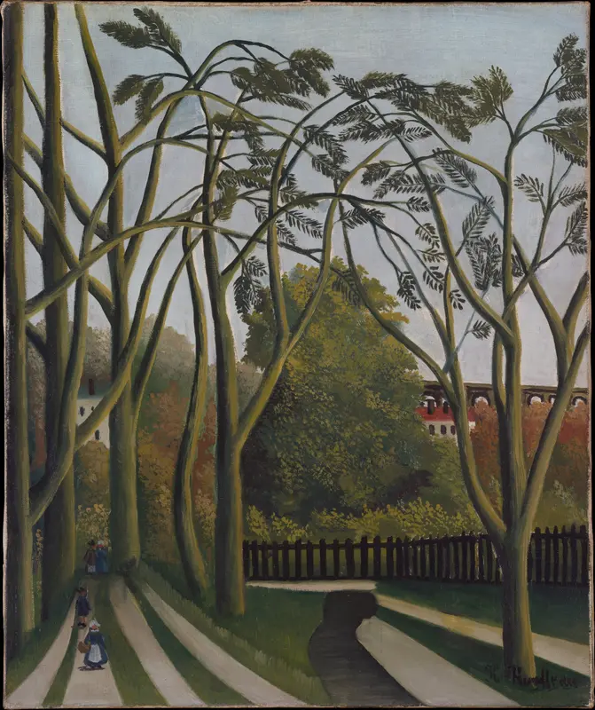 The Banks of the Bièvre near Bicêtre Wall Art by Henri Rousseau (le Douanier) - High-Resolution Digital Print