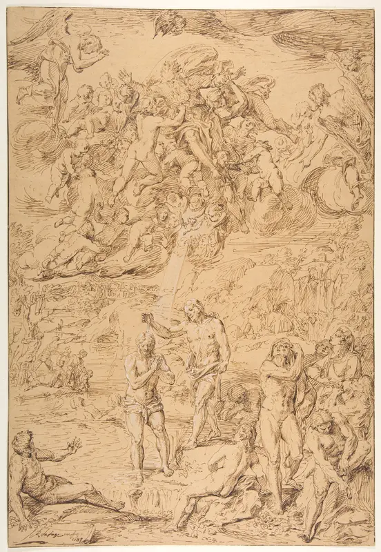 The Baptism of Christ Wall Art by Raymond de La Fage - High-Resolution Digital Print