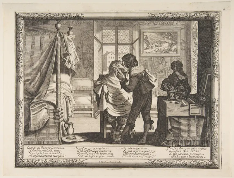 The Barber Wall Art by Abraham Bosse - High-Resolution Digital Print