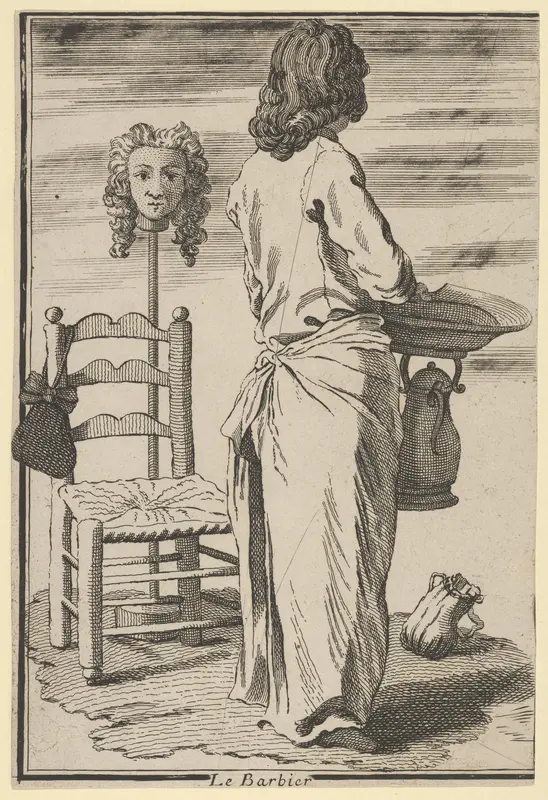 The Barber Wall Art by Anonymous, French, 18th century - High-Resolution Digital Print