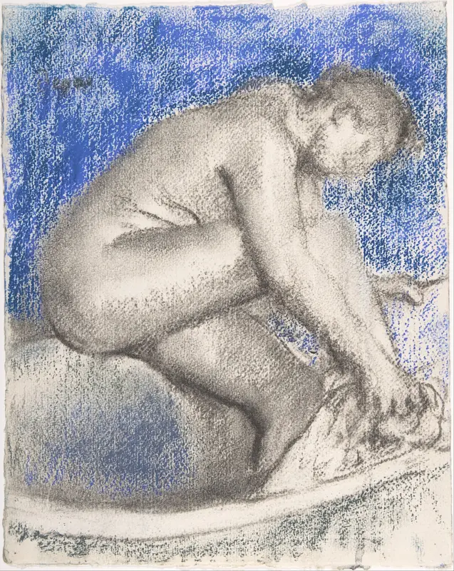 The Bath Wall Art by Edgar Degas - High-Resolution Digital Print