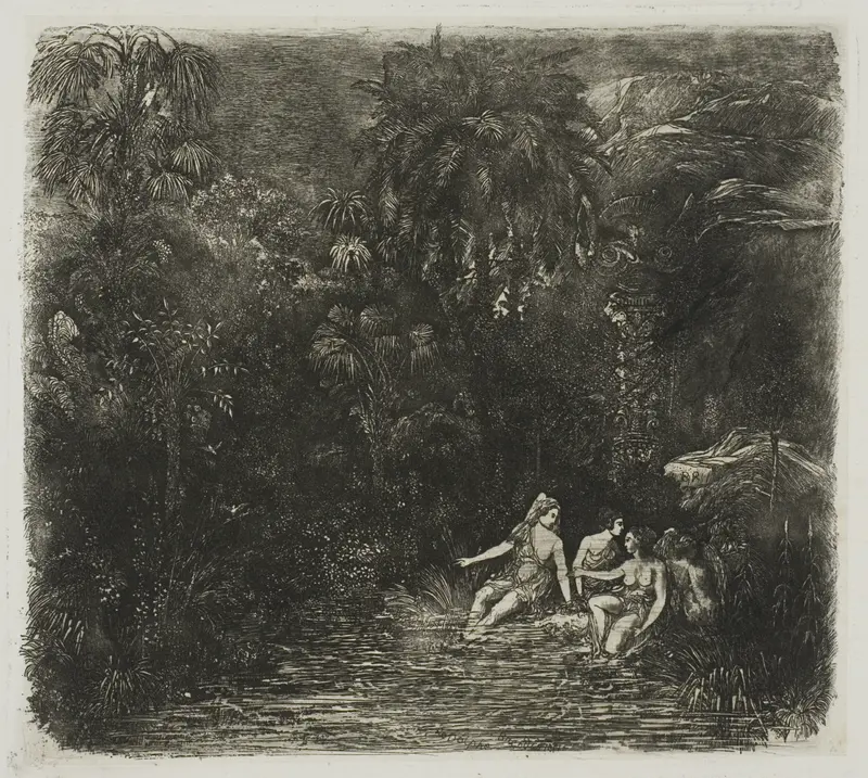The Bathers beneath the Palms