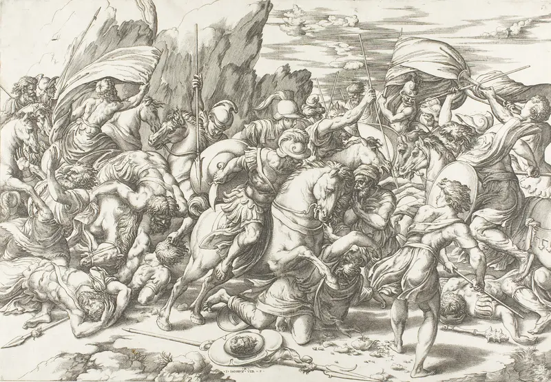 The Battle around the Shield and Lance