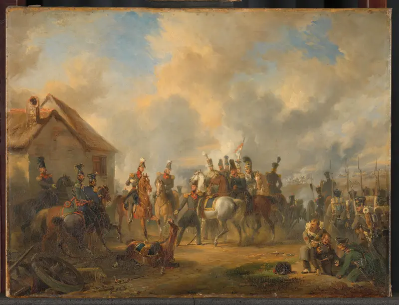 The Battle of Bautersem during the Ten Days’ Campaign Wall Art by Unknown - High-Resolution Digital Print