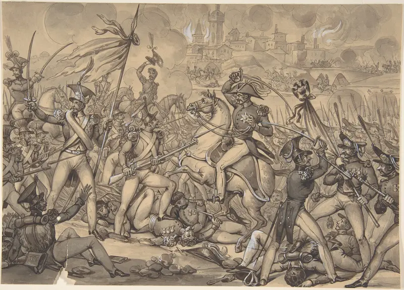 The Battle of ? Wall Art by Anonymous, French, 19th century - High-Resolution Digital Print