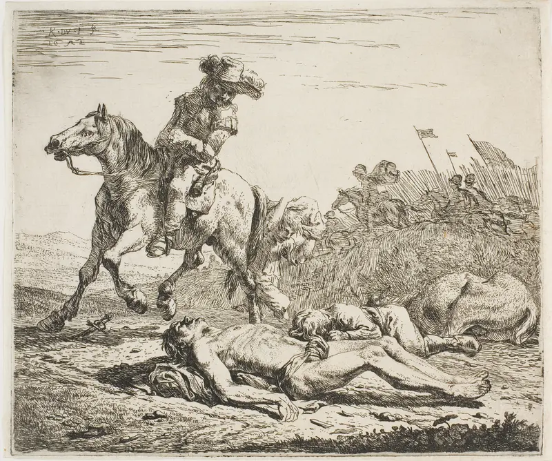 The Battlefield Wall Art by Karel Dujardin - High-Resolution Digital Print
