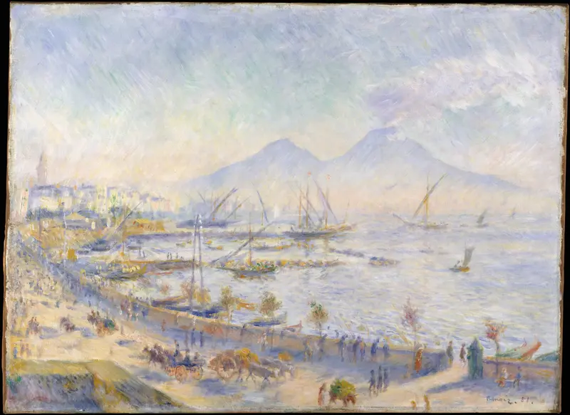 The Bay of Naples Wall Art by Auguste Renoir - High-Resolution Digital Print